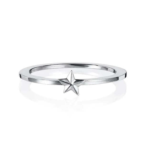 Micro Catch A Falling Star Ring - Efva Attling - ruotsalainen muotoilu - Nordic Spectra