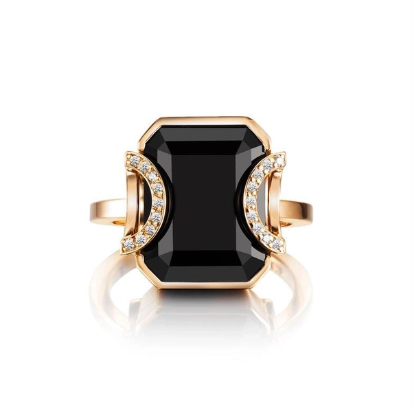 Little Magic Star Ring Onyx Gold - Efva Attling ringar - Snabb frakt & paketinslagning - Nordicspectra.se