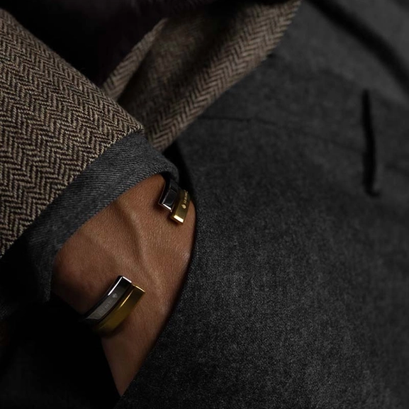 Icon Cuff - Steel - Skultuna - Snabb frakt & paketinslagning - Nordicspectra.se