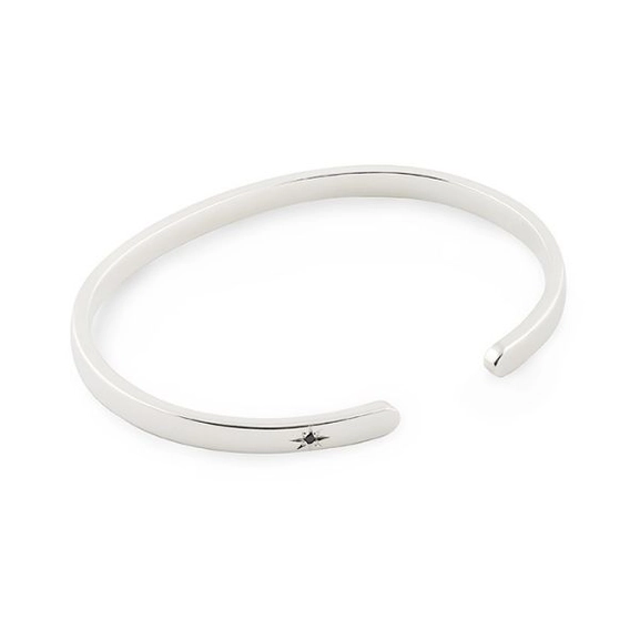 Bangle BLK Diamond Silver - Emma Israelsson - Snabb frakt & paketinslagning - Nordicspectra.se