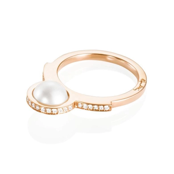 Day Pearl & Stars Ring Gold - Efva Attling - Suuri valikoima & ilmainen lahjapaketointi - Nordicspectra.fi