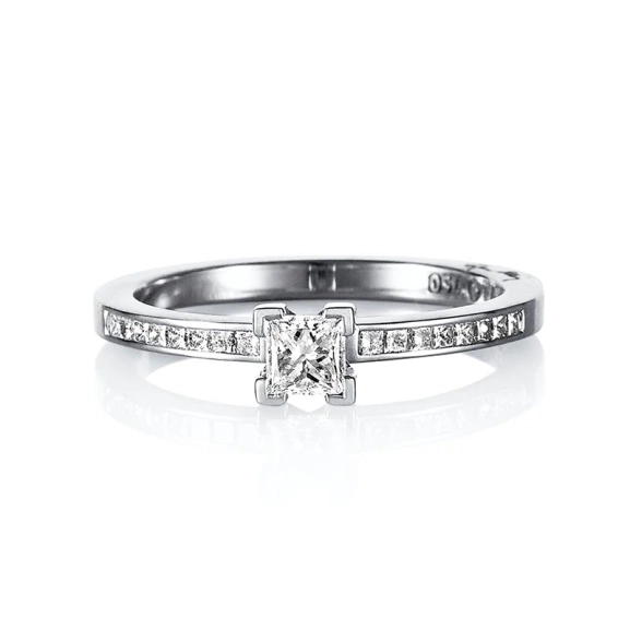 Pop Star Ring White Gold - Efva Attling - Vigsel- & Förlovningsringar