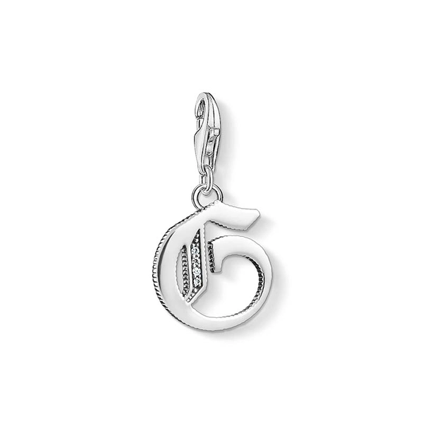 Charm-Anhänger Buchstabe G Silber von Thomas Sabo, Schneller Versand - Nordicspectra.de