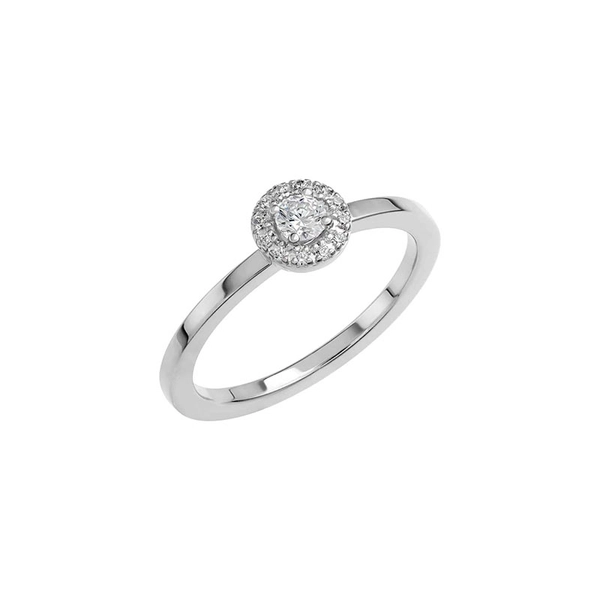 Love 03 White Gold - Wedding & engagement rings - Schalins - Scandinavian design - Nordic Spectra