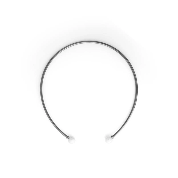 Pearl Bangle Necklace Flex Black -CU Jewellery - Snabb frakt & paketinslagning - Nordicspectra.se