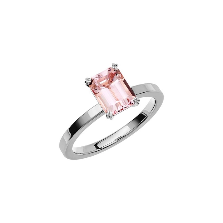 Fairytale 1 Morganit Vitguld - Vigsel- & förlovningsringar - Schalins - Fri storleksändring* - Nordic Spectra