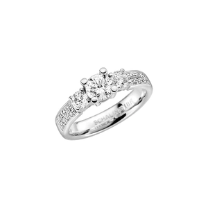 Carmen White Gold - Wedding & engagement rings - Schalins - Scandinavian design - Nordic Spectra