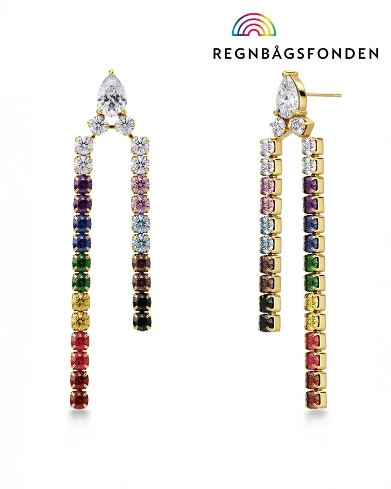 Edblad – Rainbow Earrings Progress Gold