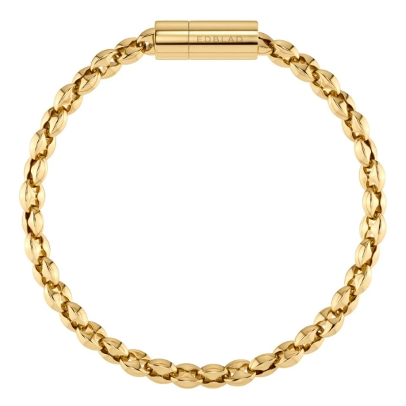 Armband i 14K guldplätering med fasettslipad