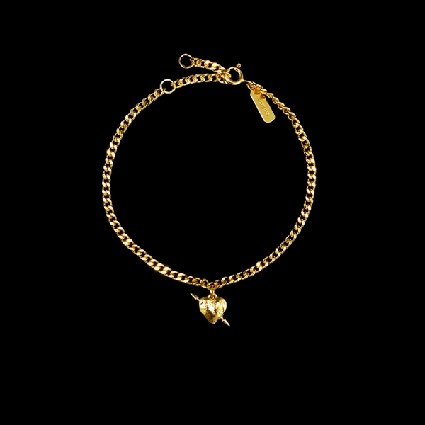 Tuvstarr's Heart Bracelet Gold - Maria Nilsdotter - 1-2 dagars leverans - Nordic Spectra