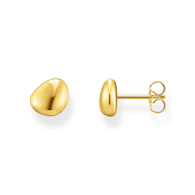 Thomas Sabo – Stiftörhängen Organisk Form Guld
