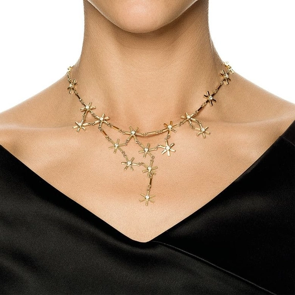 Starflower & Stars Collier - Efva Attling halsband - Snabb frakt & paketinslagning - Nordicspectra.se