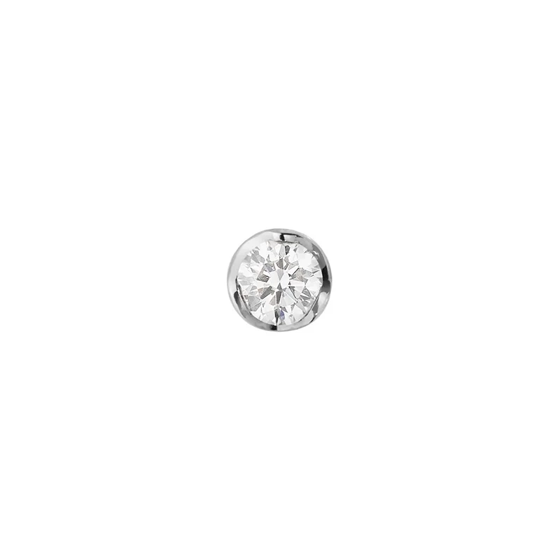 Georg Jensen - Georg Jensen Signature Diamonds Stiftörhänge 0.05 ct Vitguld