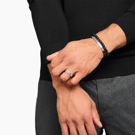 två sammanlänkade ringar