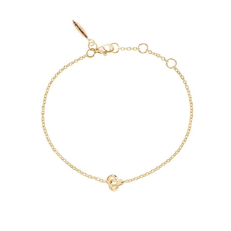 Drakenberg Sjölin - Le Knot Drop Bracelet Gold