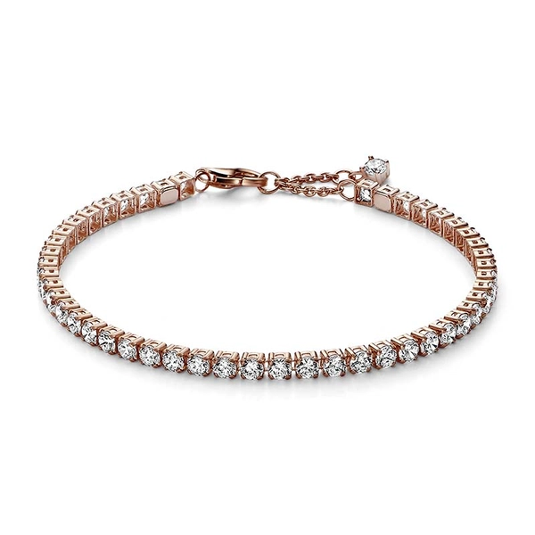 Gnistrande Tennisarmband Rosé - PANDORA - Snabb frakt & paketinslagning - Nordic Spectra
