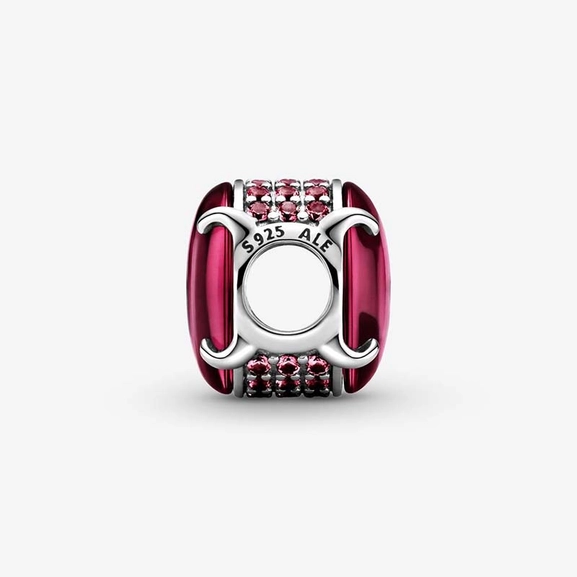 Fuchsia Rose Oval Cabochon Berlock - PANDORA - Snabb frakt & paketinslagning - Nordicspectra.se