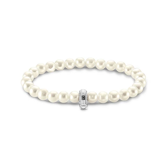 Charm Bracelet Pearls Silver - Thomas Sabo - Suuri valikoima & ilmainen lahjapaketointi - Nordicspectra.fi