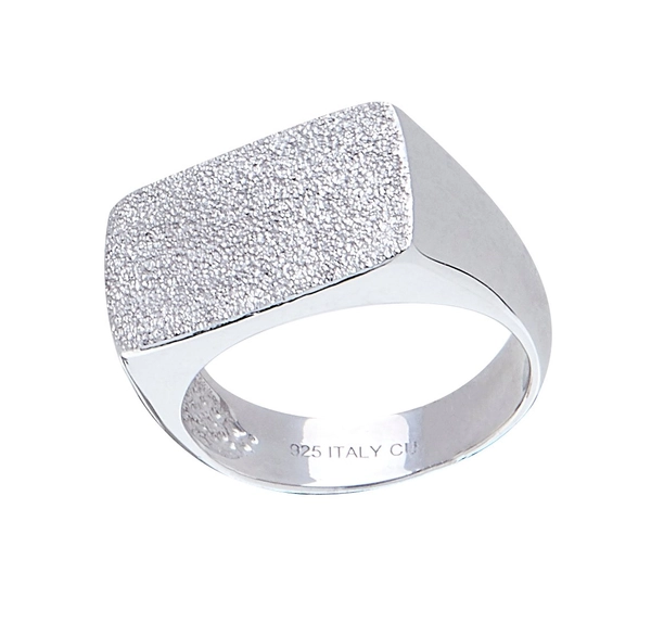 Bear crushed ring silver -CU Jewellery - Snabb frakt & paketinslagning - Nordicspectra.se