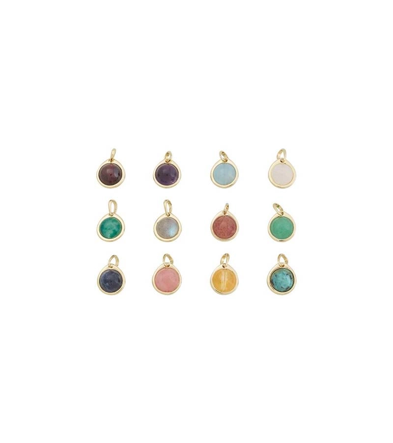 Charmentity Birthstone Gold - Edblad - Snabb frakt & paketinslagning - Nordicspectra.se