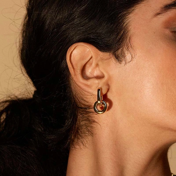 Halo Earrings Gold - Edblad - Snabb frakt & paketinslagning - Nordicspectra.se