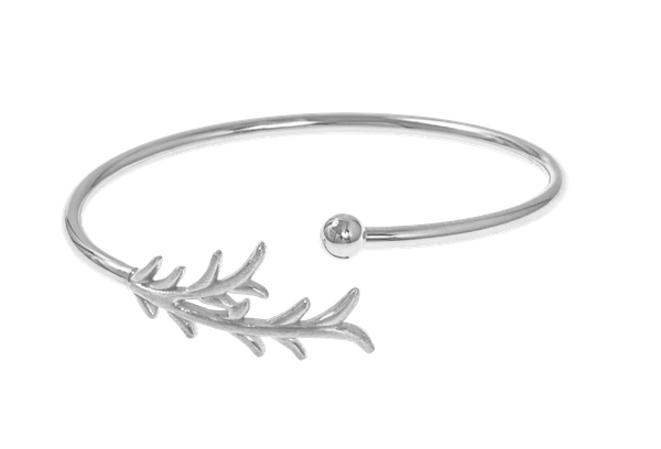Tree twig bangle brace silver -CU Jewellery - Snabb frakt & paketinslagning - Nordicspectra.se