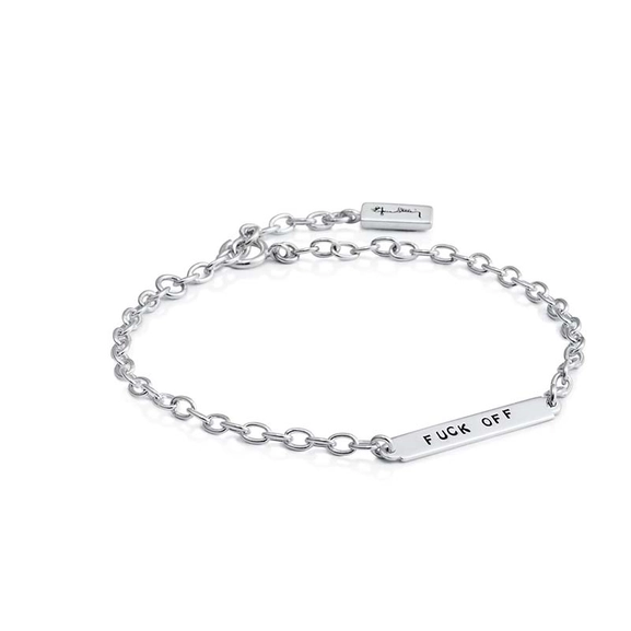 Power Plates Bracelet - Fuck Off - Efva Attling - Suuri valikoima & ilmainen lahjapaketointi - Nordicspectra.fi