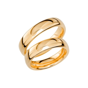 SR1006-5 Guld - Vigsel- & förlovningsringar - Schalins - Fri storleksändring* - Nordic Spectra