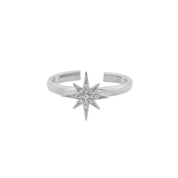 One Star Ring Silver -CU Jewellery - Snabb frakt & paketinslagning - Nordicspectra.se