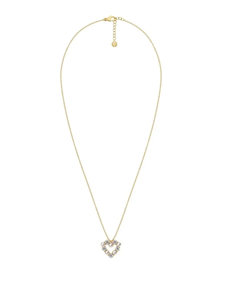 Affinity Pearl Heart Necklace Gold - Edblad - Snabb leverans - Gratis paketinslagning