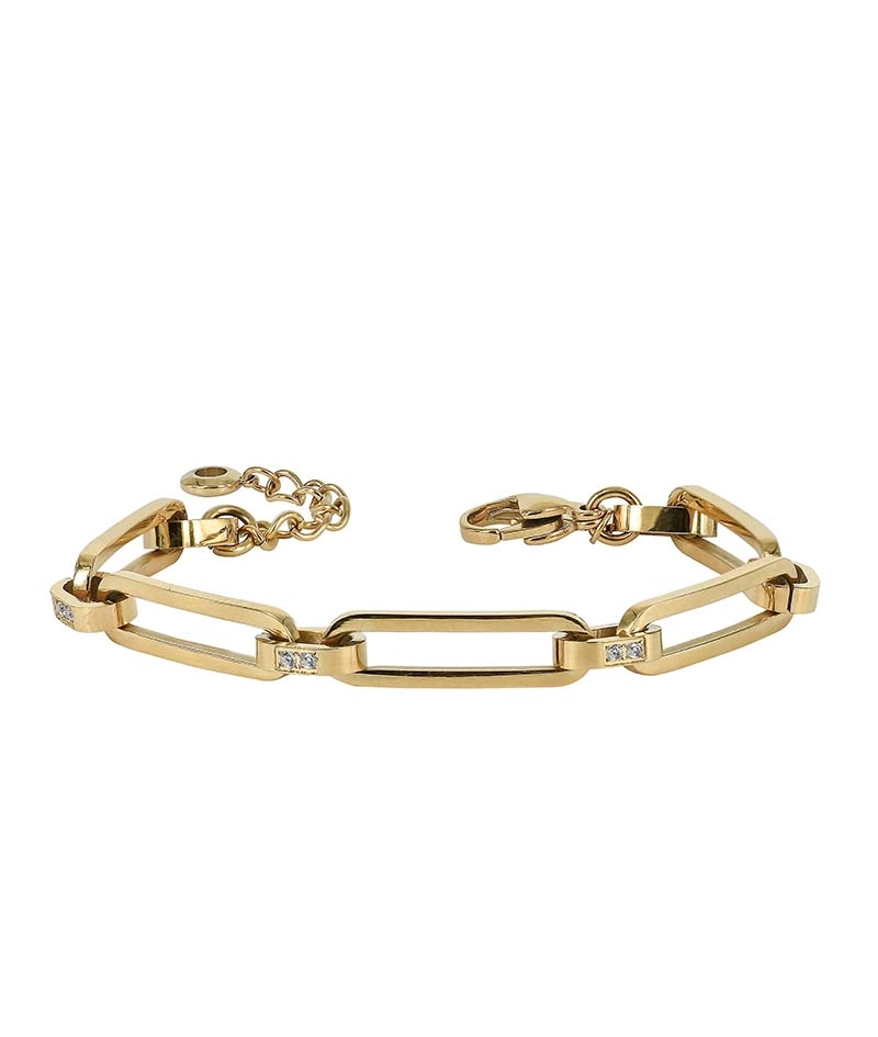 Astrid & Agnes – CHERRIE Crystal Armband Guld