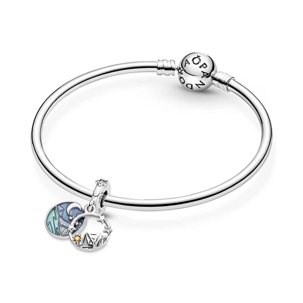 Camping Night Sky Double Dangle Charm - PANDORA - Snabb frakt & paketinslagning - Nordicspectra.se