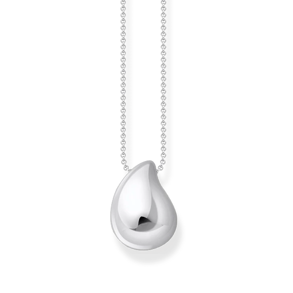 Kette mit Anhänger in organischer Tropfenform Silber - Thomas Sabo - Nordic Spectra