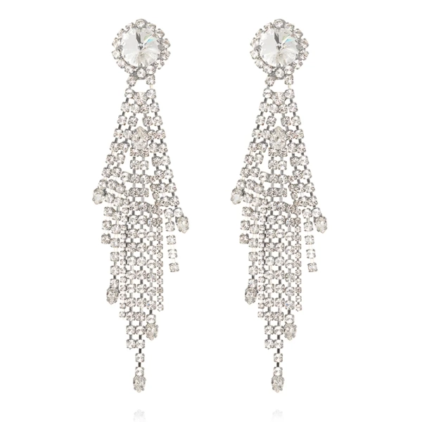 Cinderella Earrings Rhodium Crystal - Caroline Svedbom - Snabb frakt & paketinslagning - Nordic Spectra