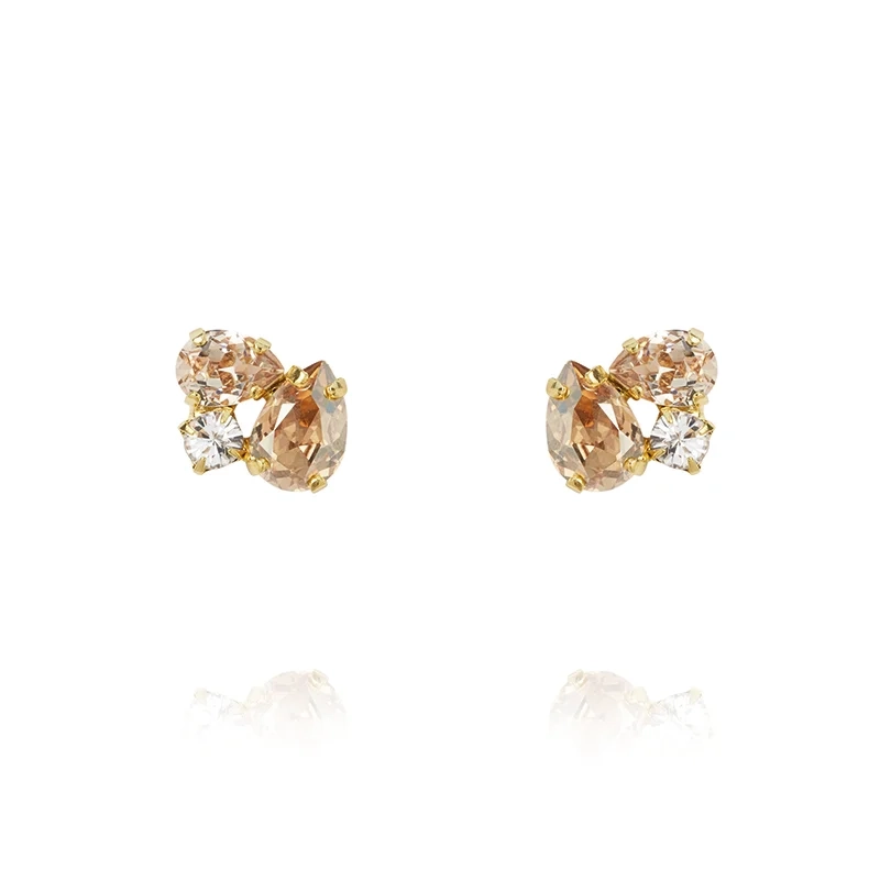 Caroline Svedbom - Alisia Earrings Gold Golden Combo