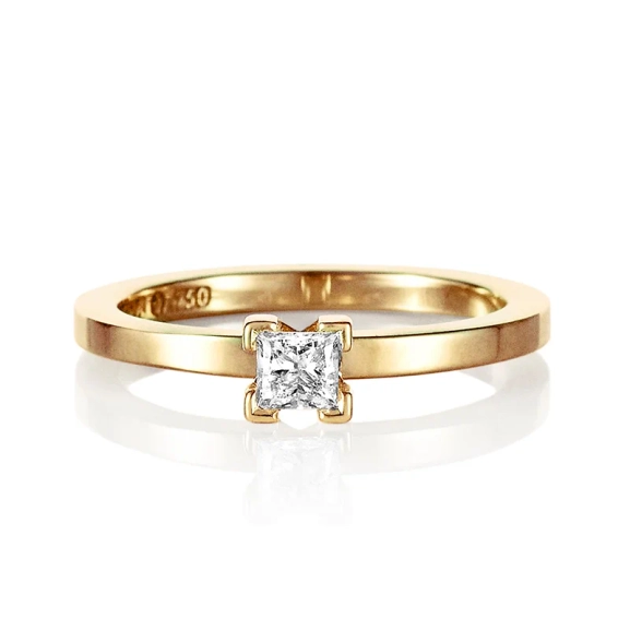 Solo Star Ring Gold - Efva Attling - Vigsel- & Förlovningsringar