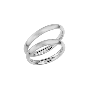 SR1010-3 White Gold - Wedding & engagement rings - Schalins - Scandinavian design - Nordic Spectra