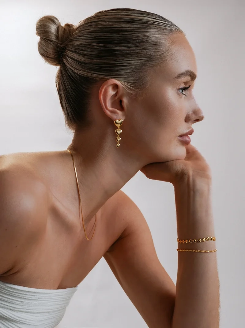 Herringbone Necklace Gold - Syster P - Snabb leverans & Gratis paketinslagning - Nordic Spectra