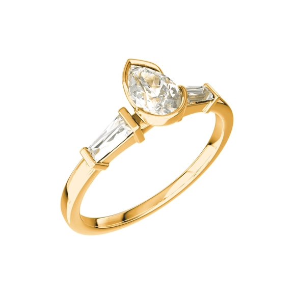 Eloge 0.50 Gold - Wedding & engagement rings - Schalins - Scandinavian design - Nordic Spectra