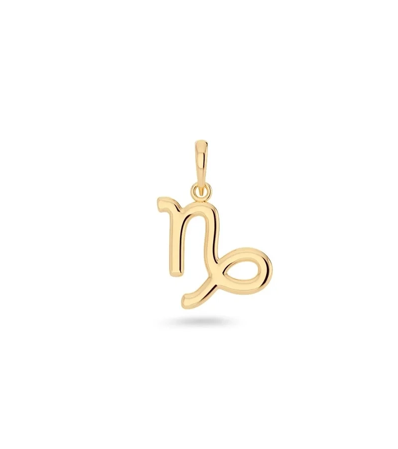 Zodiac Sign Capricorn Gold - Edblad - Snabb leverans - Gratis paketinslagning