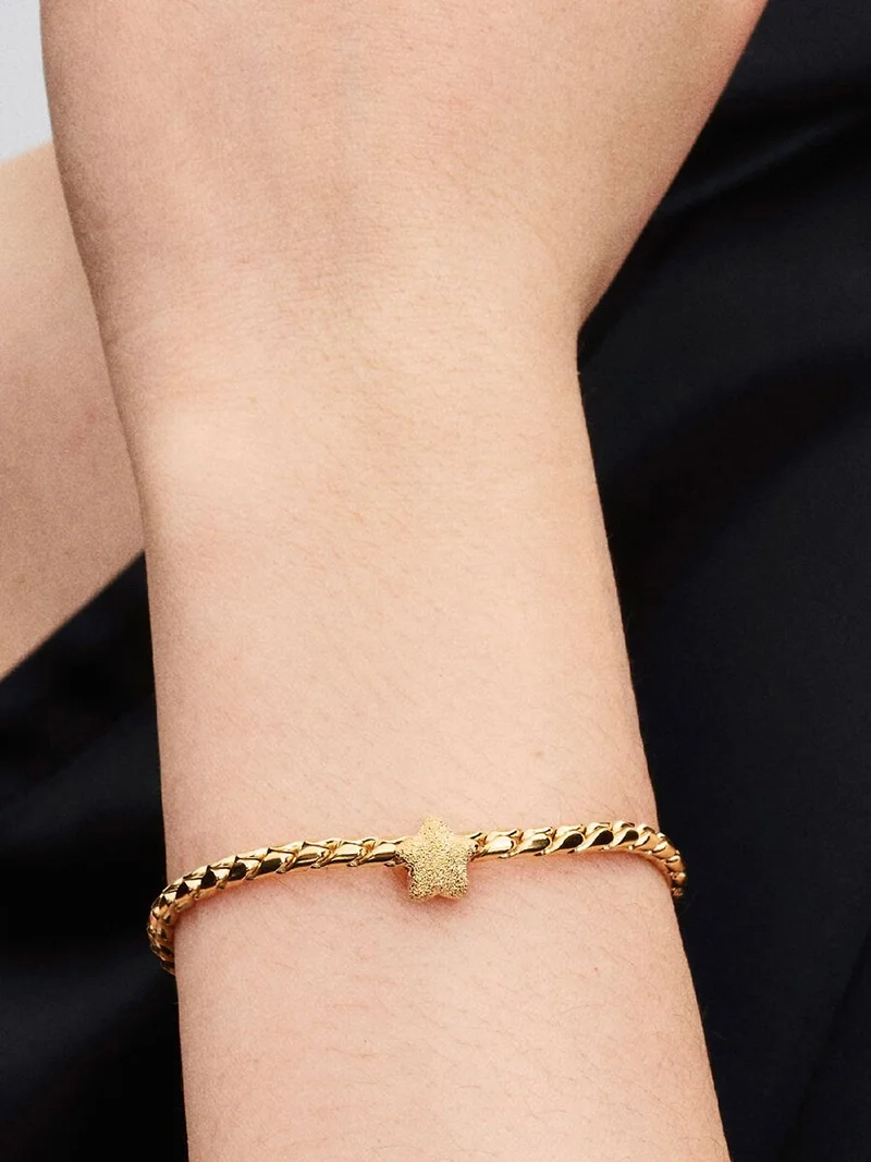 Mini Stjärna Glittrande Berlock Guld från Pandora Moments. En symbol för din inre styrka och skönhet