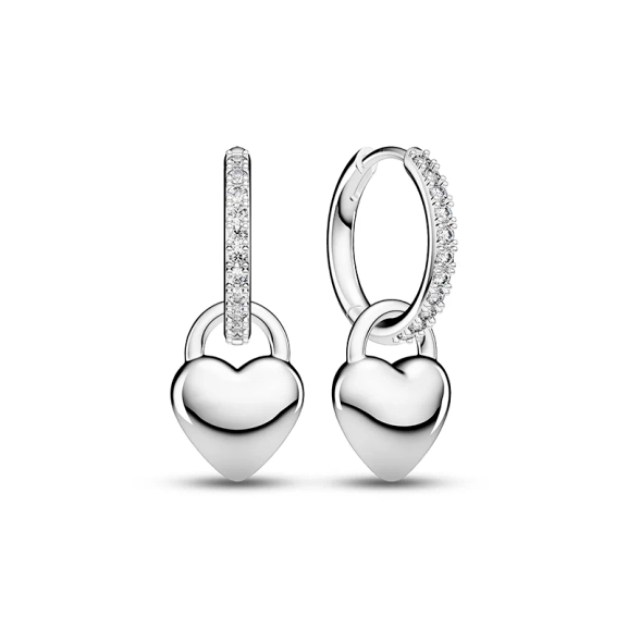 Julia Creolo Glittrande Örhängen i silver med Cubic Zirconia-stenar från Sif Jakobs