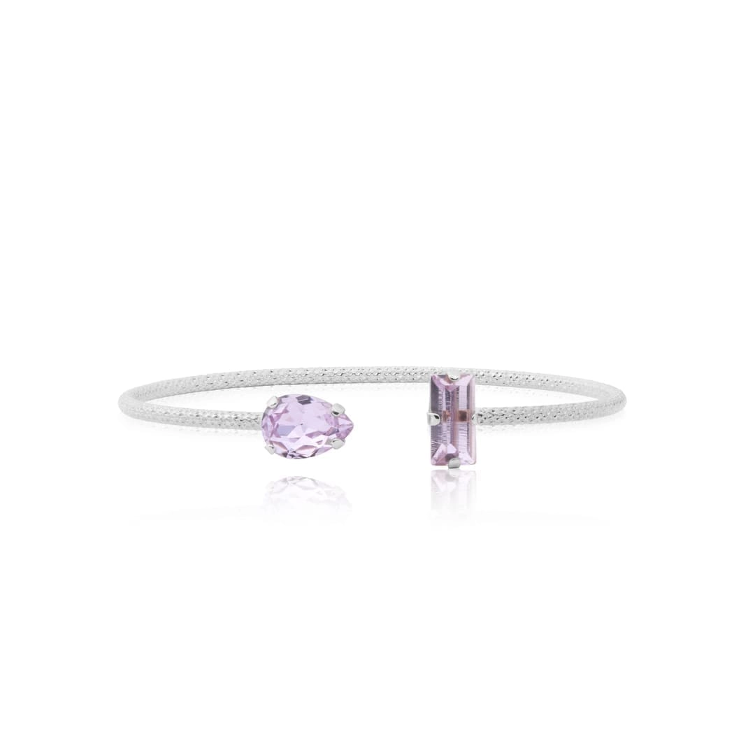 Caroline Svedbom - Noelle Bracelet Rhodium Violet