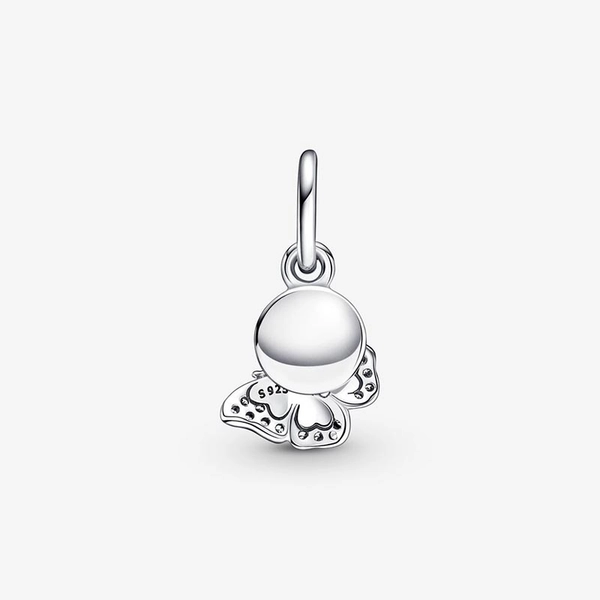 Blauer Schmetterling & Spruch Doppelter Charm-Anhänger von PANDORA, Schneller Versand - Nordicspectra.de