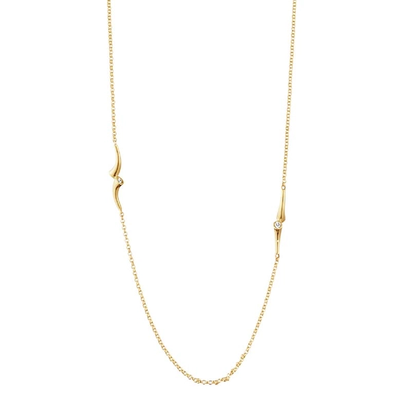 Magic Halsband Sautoir Guld med 0.28 ct Diamanter - Georg Jensen halsband - Snabb frakt & paketinslagning - Nordicspectra.se