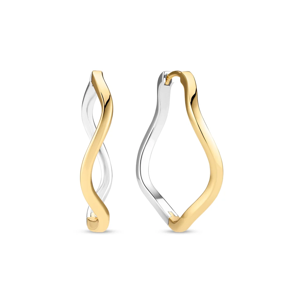 Sif Jakobs - Ellera Waves Pianura X-Grande &Ouml;rh&auml;ngen Silver & Guld