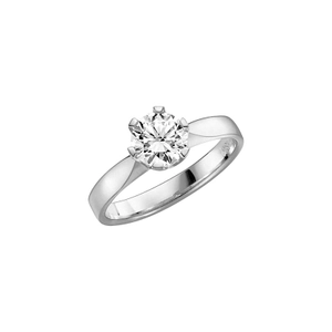 Donau 1.00 White Gold - Wedding & engagement rings - Schalins - Scandinavian design - Nordic Spectra