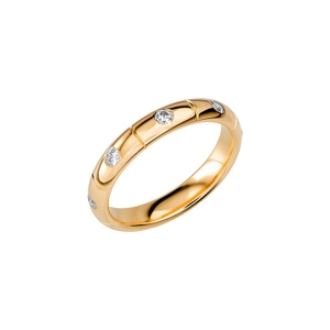 SR2025 Gold - Wedding & engagement rings - Schalins - Scandinavian design - Nordic Spectra