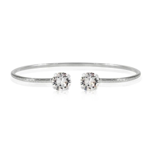 Classic Petite Bracelet Rhodium Crystal - Caroline Svedbom - Nopea toimitus ja lahjapakkaus - Nordic Spectra