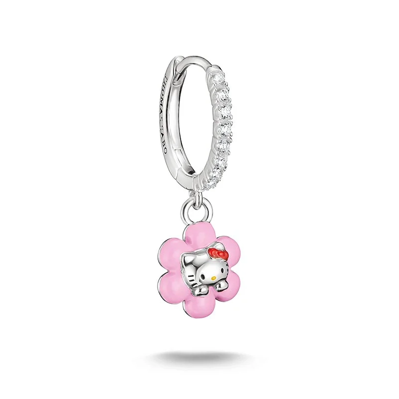 Thomas Sabo - Hello Kitty Blomma Singel Creol
